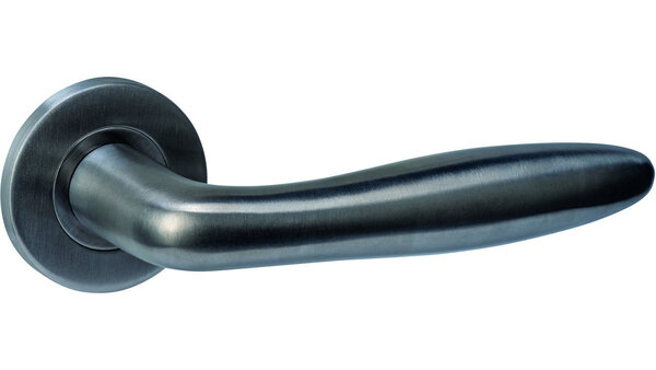 Intersteel Deurkruk Q 03 op rozet verdekt ø52x6mm PVD antraciet