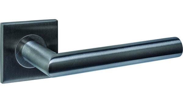 Intersteel Deurkruk Q 04 op rozet verdekt 53x53x6mm PVD antraciet