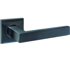 Intersteel Deurkruk Q 05 op rozet verdekt 53x53x6mm PVD antraciet