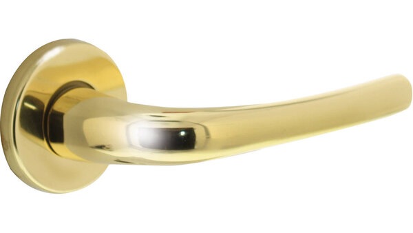 Intersteel Deurkruk Cosmos op rozet verdekt ø49x7mm messing gelakt Intersteel Deurkruk Cosmos op rozet verdekt ø49x7mm messing gelakt