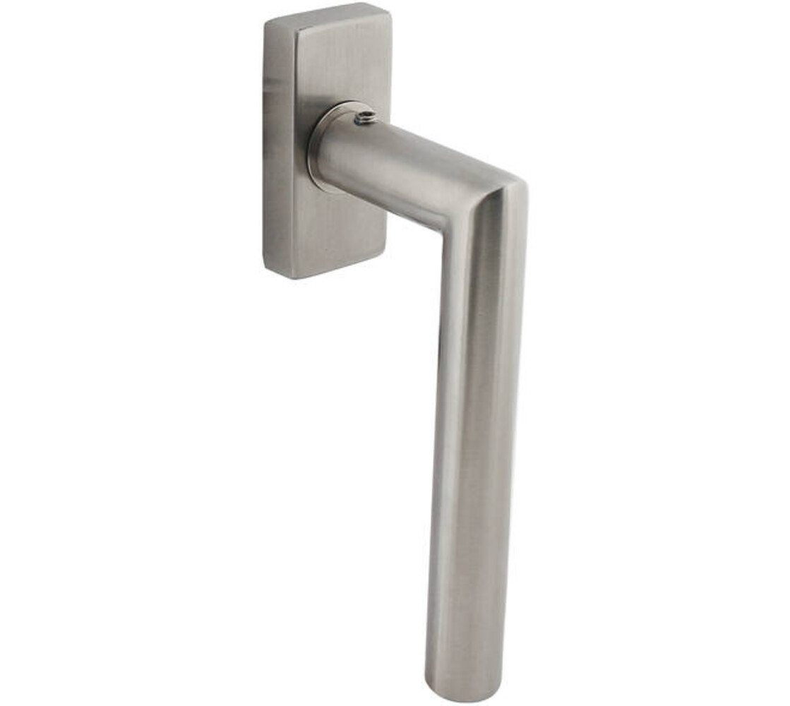 Intersteel Raamkruk Jura op rechthoekige rozet structuur  in diverse kleuren