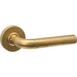 Intersteel Deurkruk Luzern op rozet verdekt ø53x10mm PVD messing getrommeld