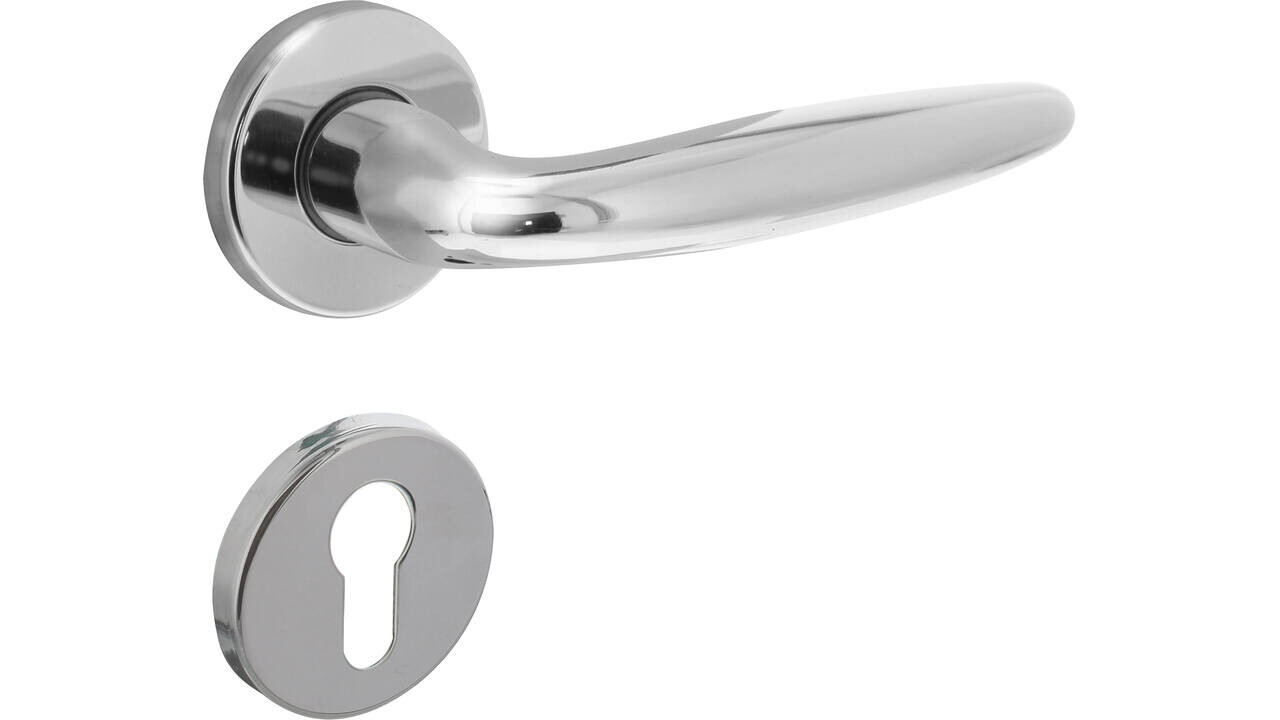 Intersteel Deurkruk Sigaar op rozet verdekt ø49x7mm chroom