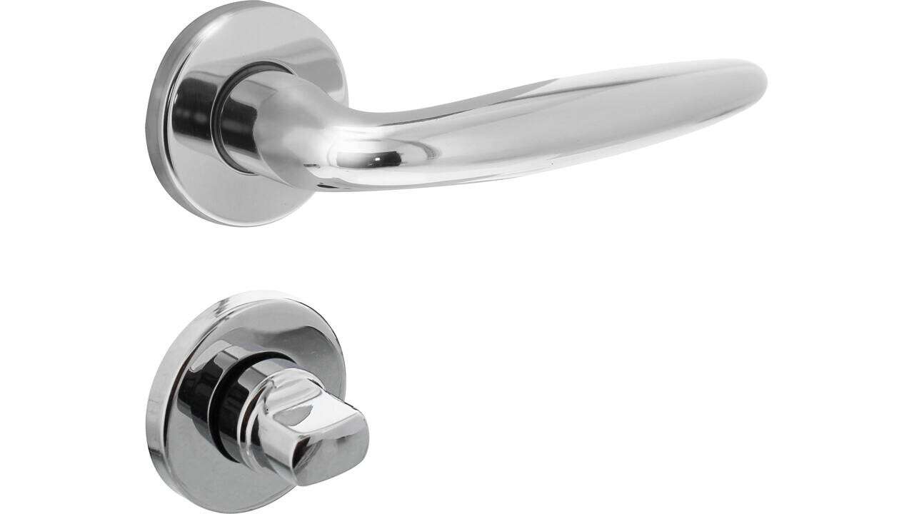 Intersteel Deurkruk Sigaar op rozet verdekt ø49x7mm chroom