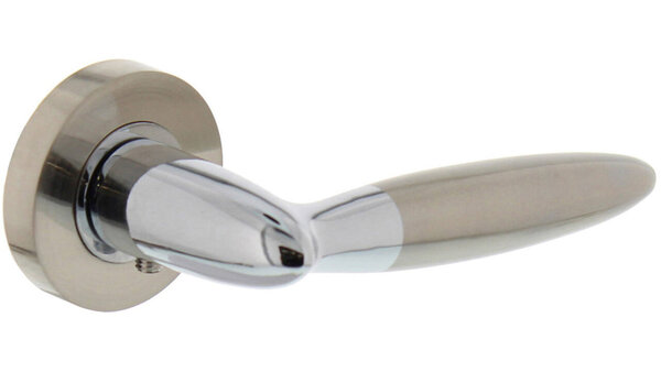 Intersteel Deurkruk Elen op rozet verdekt ø52x10mm met nokken chroom/nikkel mat