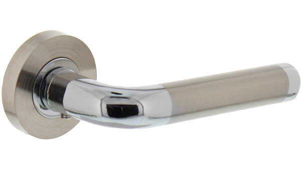 Intersteel Deurkruk Agatha op rozet verdekt ø52x10mm met nokken chroom/nikkel mat