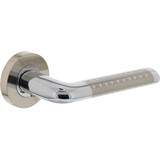 Intersteel Deurkruk Marion op rozet verdekt ø52x10mm met nokken chroom/nikkel mat