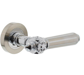 Intersteel Deurkruk Julietta op rozet verdekt ø52x10mm met nokken chroom/nikkel mat