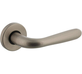 Intersteel Deurkruk Jupiter op rozet verdekt ø49x7mm nikkel mat