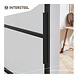Intersteel DIY schuifdeur Cubo zwart incl. mat glas 980x2150x28mm + zwart ophangsysteem Basic-Top