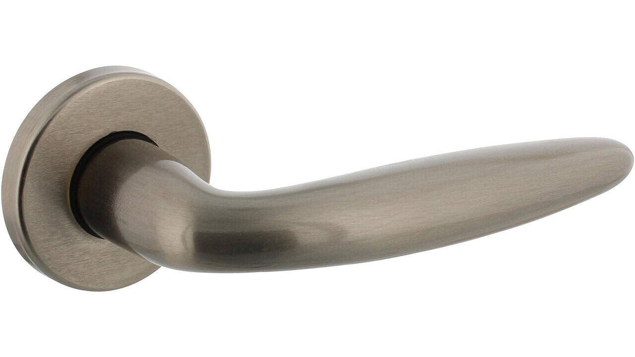 Intersteel Deurkruk Sigaar op rozet verdekt ø49x7mm nikkel mat