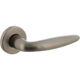 Intersteel Deurkruk Sigaar op rozet verdekt ø49x7mm nikkel mat