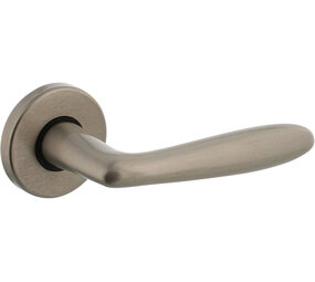 Intersteel Deurkruk Phobos op rozet verdekt ø49x7mm nikkel mat