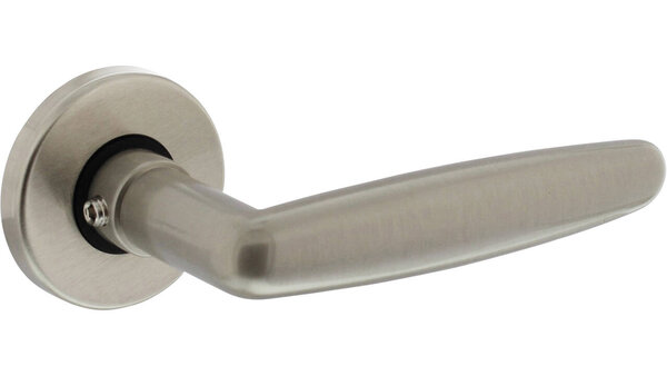 Intersteel Deurkruk Sophie met rozet verdekt ø49x7mm nikkel mat
