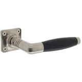 Intersteel Deurkruk Ton basic met rozet 38x38x6mm nikkel mat/zwart