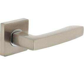 Intersteel Deurkruk Dean op rozet verdekt 55x55x10mm met nokken chroom/nikkel mat