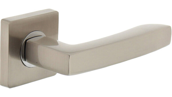 Intersteel Deurkruk Dean op rozet verdekt 55x55x10mm met nokken chroom/nikkel mat