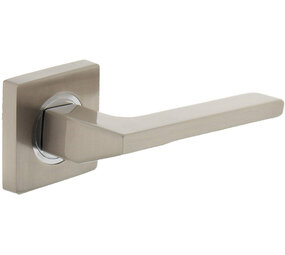 Intersteel Deurkruk Ben op rozet verdekt 55x55x10mm met nokken chroom/nikkel mat