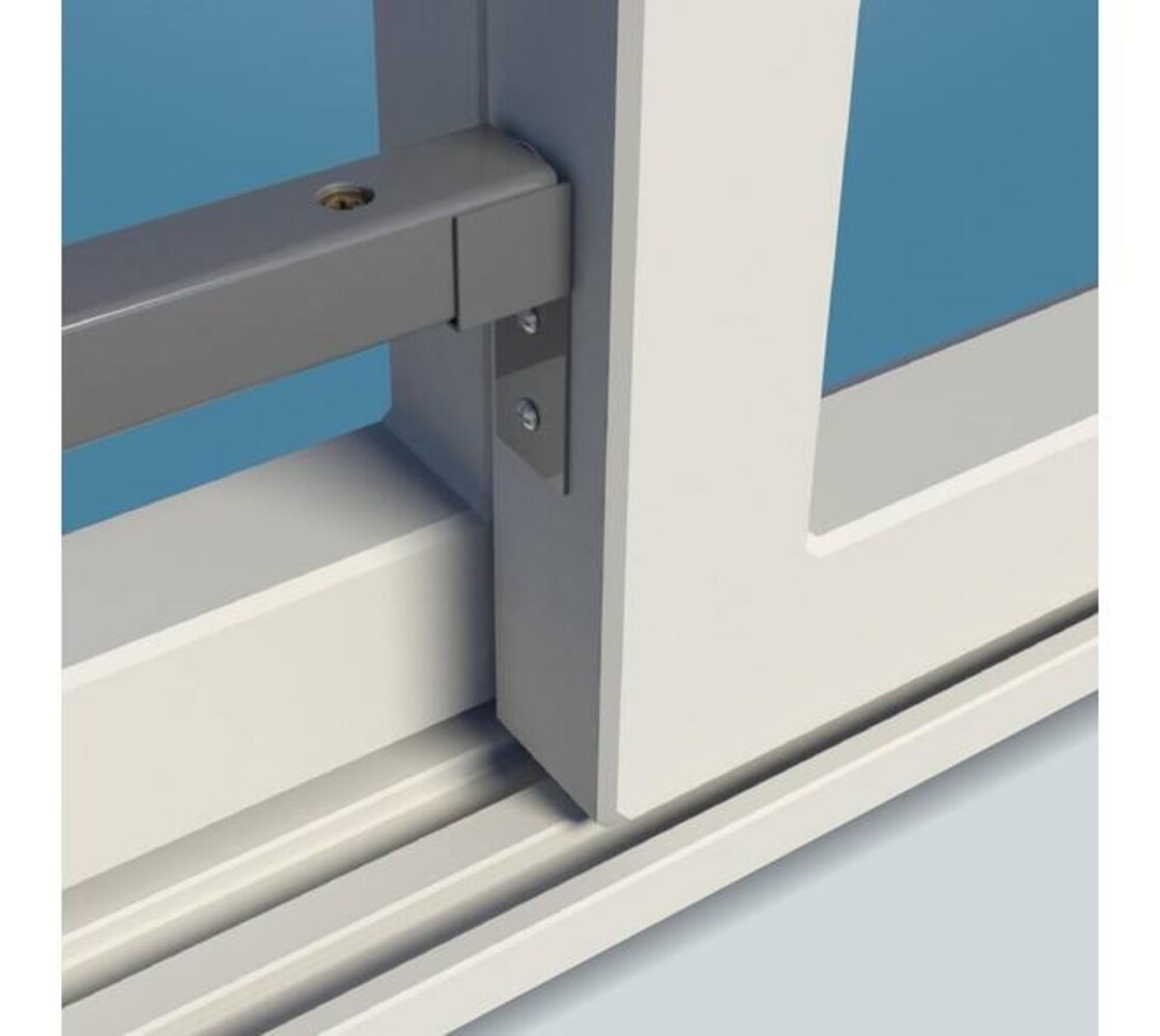 Secu SecuBar Schuifpui Basic Positioneer houder Ral 9006