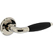 Intersteel Deurkruk Antonnet met rozet ø50x5mm nikkel/ebbenhout