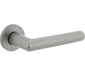 Intersteel Deurkruk Broome met rozet verdekt ø50x7mm met nokken aluminium F1