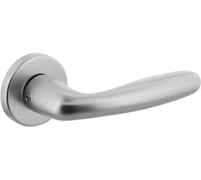 Intersteel Deurkruk Sigaar met rozet verdekt ø50x7mm met nokken aluminium F1