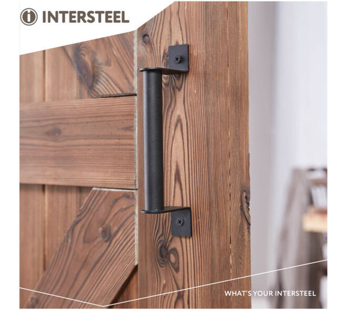 Intersteel   Handgreep rond 195x25mm zwart