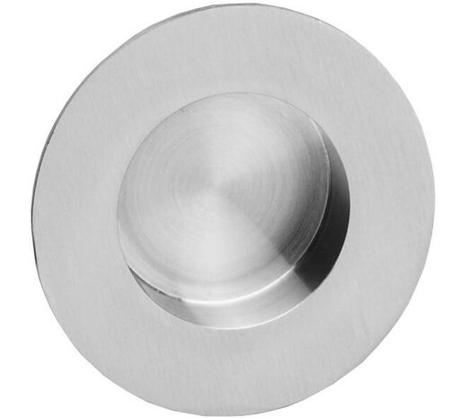 Intersteel Schuifdeurkom rond 34/55mm verdekt rvs