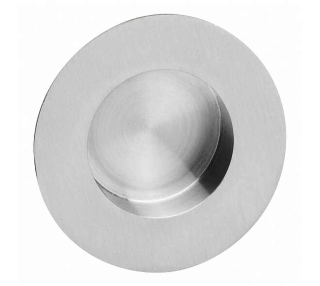 Intersteel  Schuifdeurkom rond 52/85mm verdekt rvs