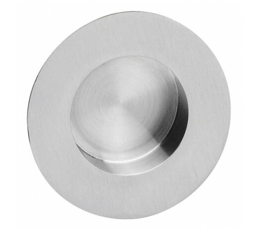 Intersteel  Schuifdeurkom rond 52/85mm verdekt rvs