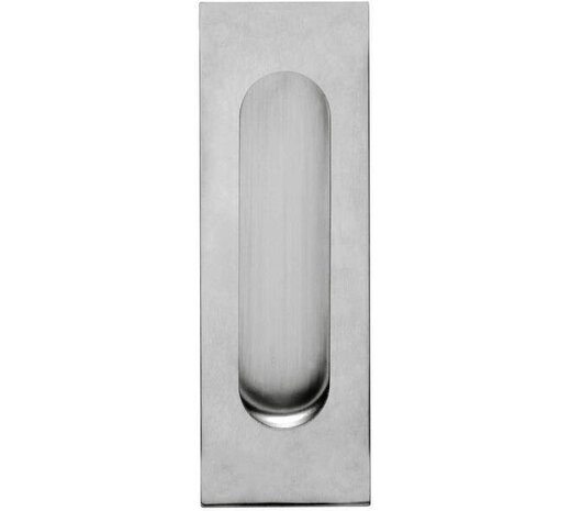 Intersteel  Schuifdeurkom rechthoekig 170x50mm verdekt rvs