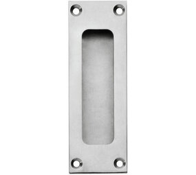 Intersteel Schuifdeurkom rechthoekig 120x40mm opschroevend rvs