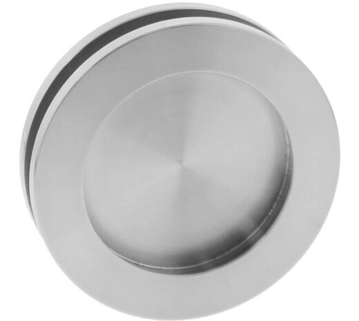 Intersteel  Schuifdeurkom tbv glasdeur ø55/ø79mm rvs  Schuifdeurkom tbv glasdeur ø55/ø79mm rvs