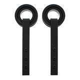 Intersteel Set van 2 rollers open wiel 255mm tbv schuifdeursysteem 450123 inclusief bevestiging zwart