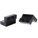 Intersteel Set van 2 stoppers tbv UITSLUITEND schuifdeursysteem 450121 zwart