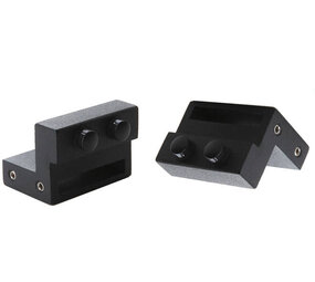 Intersteel Set van 2 stoppers tbv UITSLUITEND schuifdeursysteem 450121 zwart