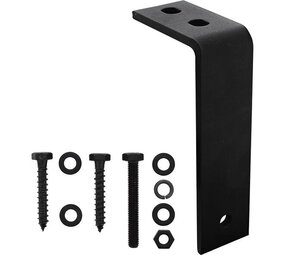 Intersteel Set van 5 plafondbeugels 216mm tbv schuifdeursysteem zwart