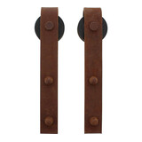 Intersteel Set van 2 rollers recht 290mm tbv schuifdeursysteem 450101 inclusief bevestiging antiek