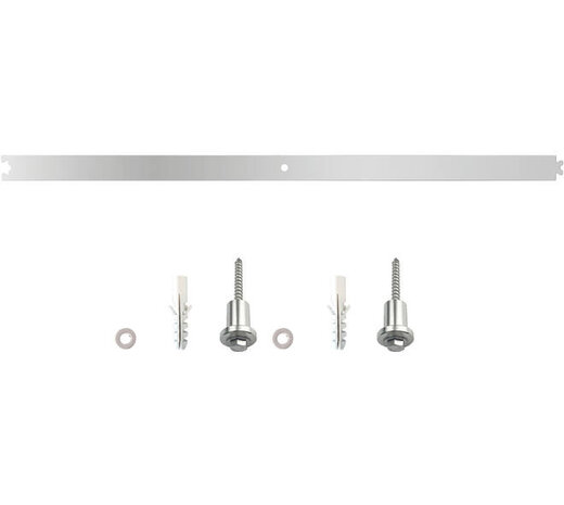 Intersteel Tussenrail 90cm tbv schuifdeursysteem inclusief bevestigingsset rvs