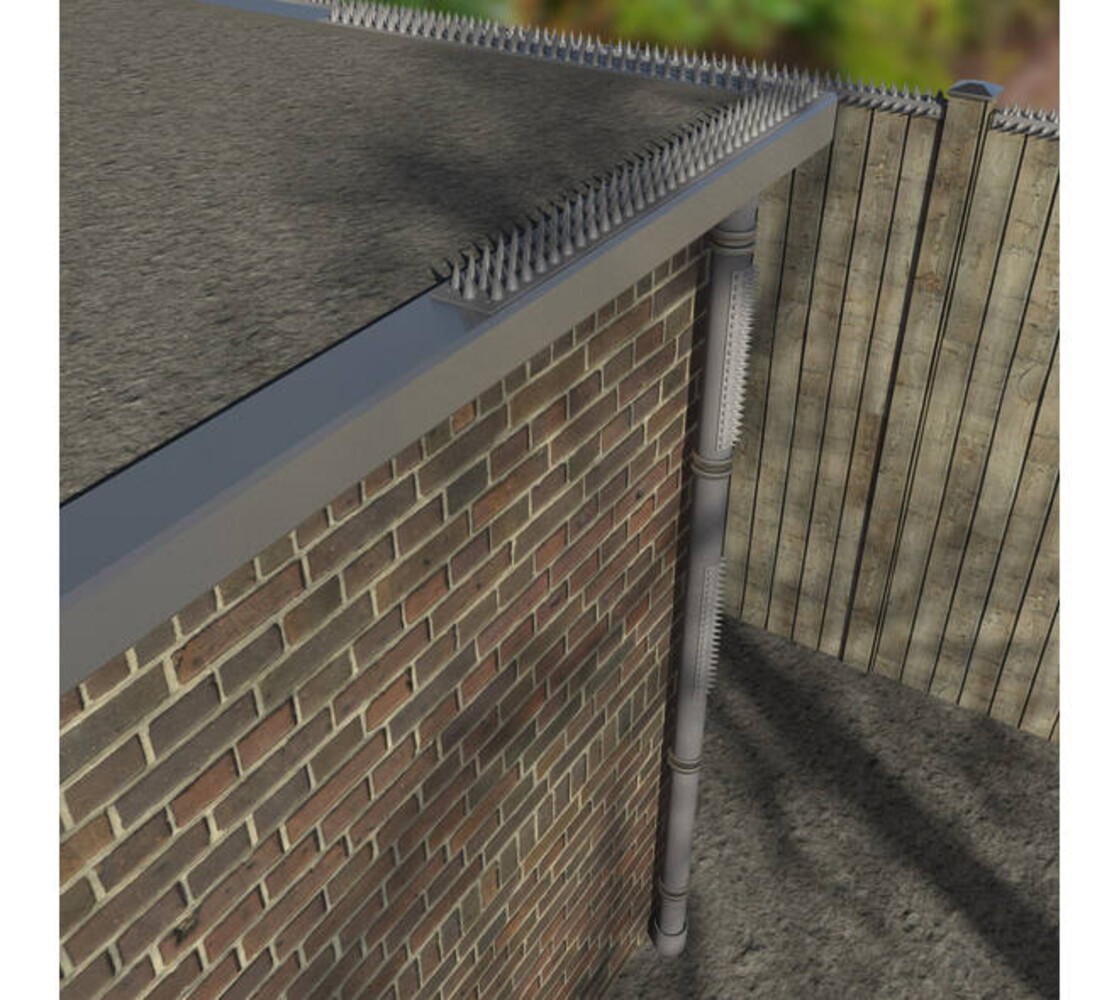 Secu SecuMax Anti-Klimstrip 45x500 grijs of zwart Secu SecuMax Anti-Klimstrip 45x500 grijs of zwart