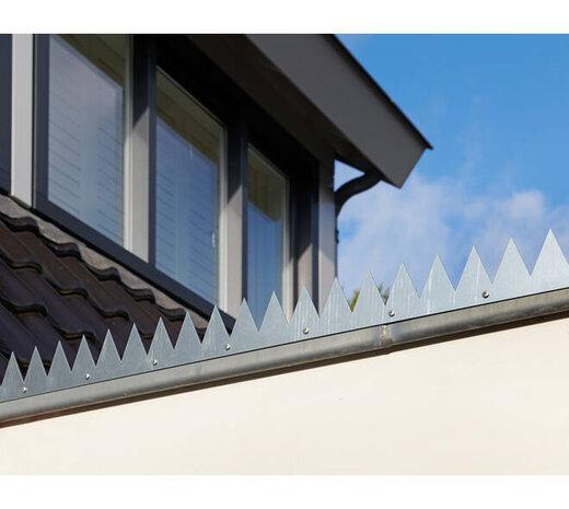 Intersteel SecuMax Anti-Klimstrip verzinkt of zwart, 100cm, vlak