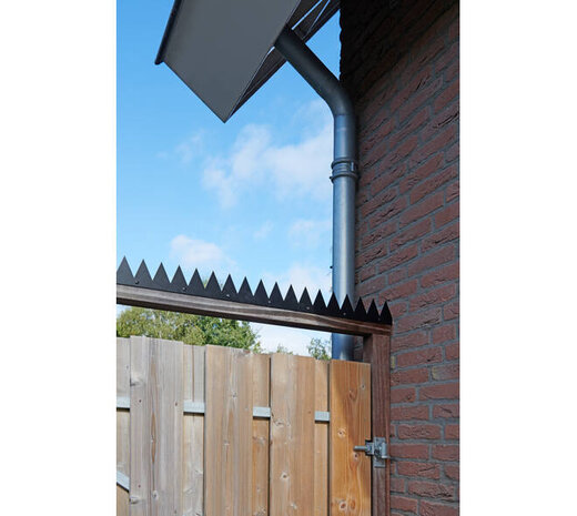 Intersteel SecuMax Anti-Klimstrip verzinkt of zwart, 100cm, vlak