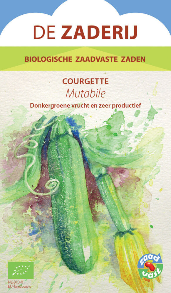 De Zaderij Biologische Courgette Mutabile De Zaderij Biologische Courgette Mutabile