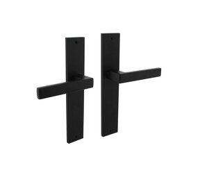 Intersteel Deurkruk Hera op schild rechthoekig 245x45mm zwart
