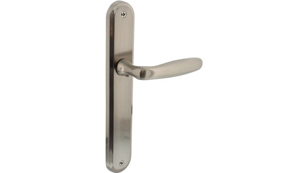 Intersteel Deurkruk Bjorn op schild ovaal 242x43mm nikkel mat