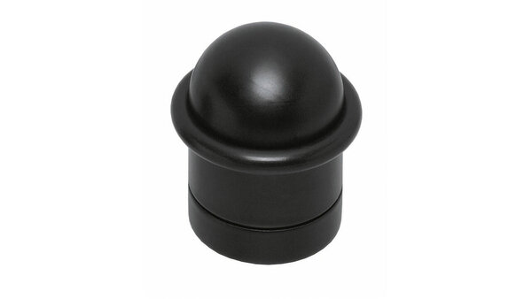 Intersteel Deurstop met zwarte ring ø32x45mm zwart