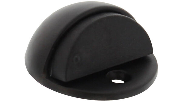 Intersteel Deurstop bolrond ø45x22mm vloermontage zwart