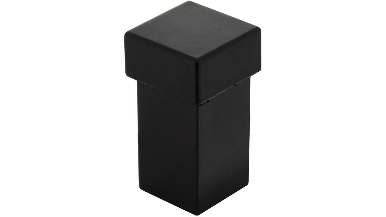 Intersteel Deurstop vierkant 56x30x30mm universele montage zwart