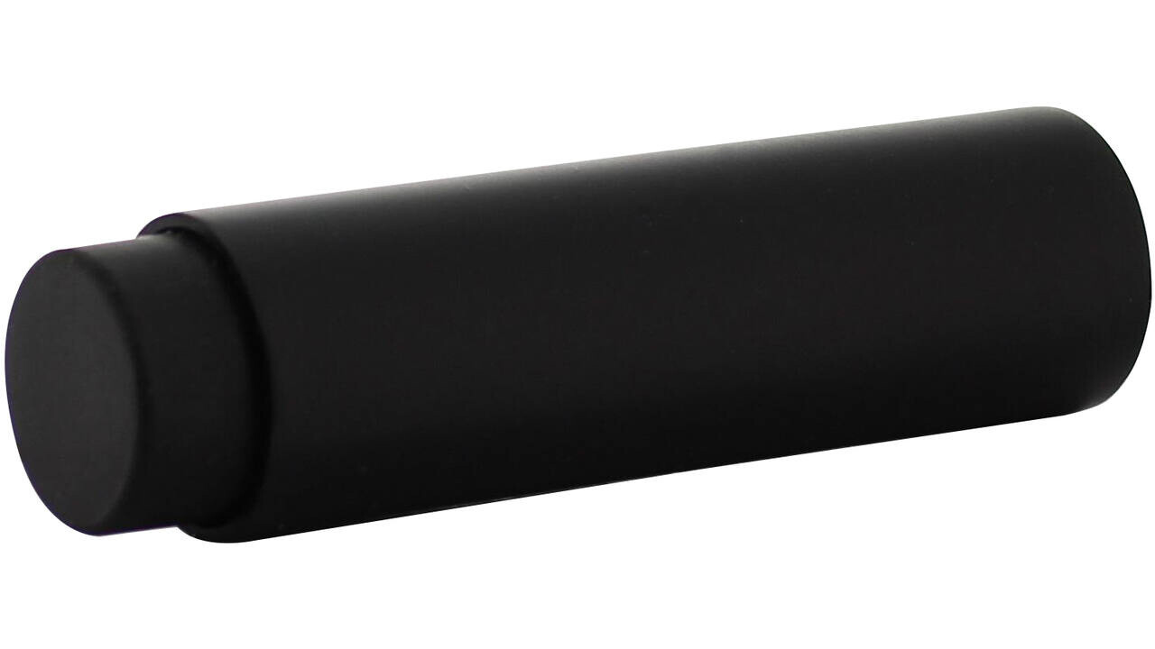 Intersteel Deurstop ø22x80mm wandmontage zwart