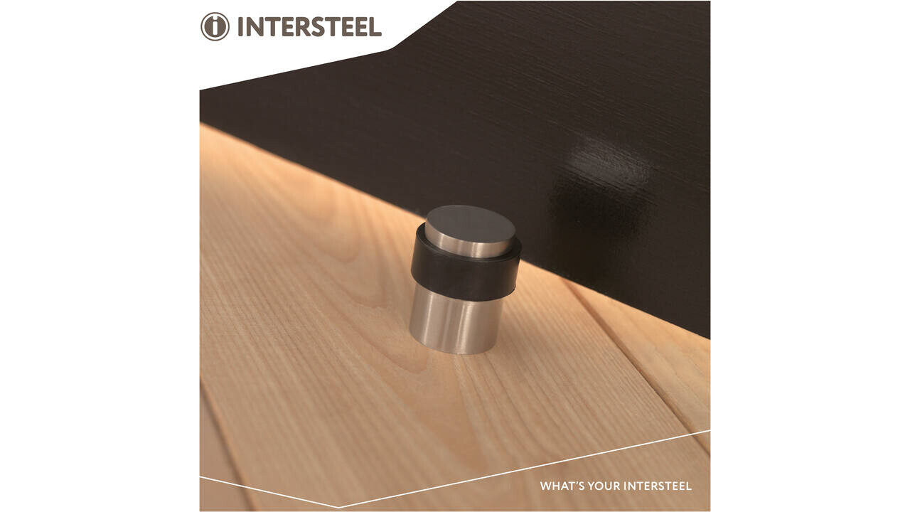 Intersteel Deurstop ø30x40mm vloermontage rvs